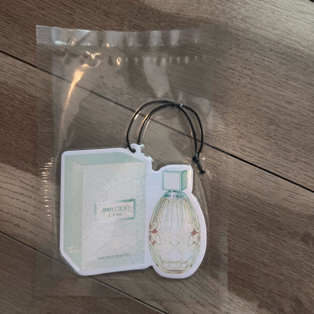 Jimmy Choo luxury perfume car air freshener NEW